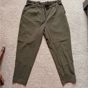 Women’s Olive Green Pants lululemon size 14